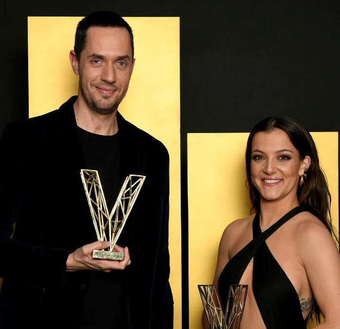 Camille Lellouche et Grand Corps Malade - Victoire de la chanson originale - © Nathalie Guyon